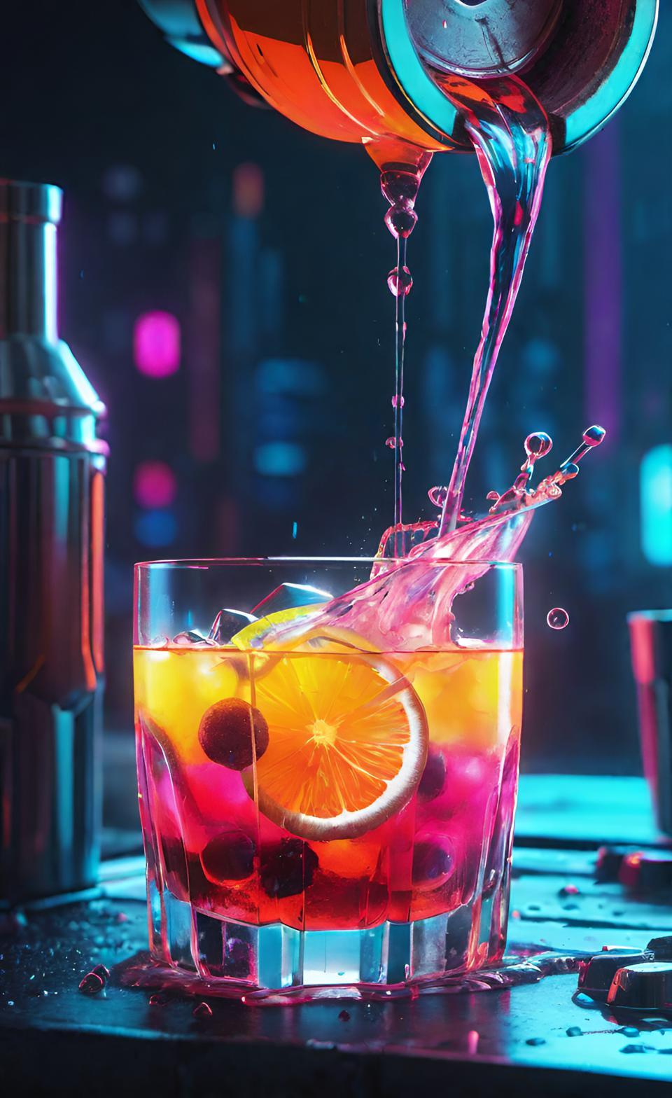 Cyberpunk bar's Image