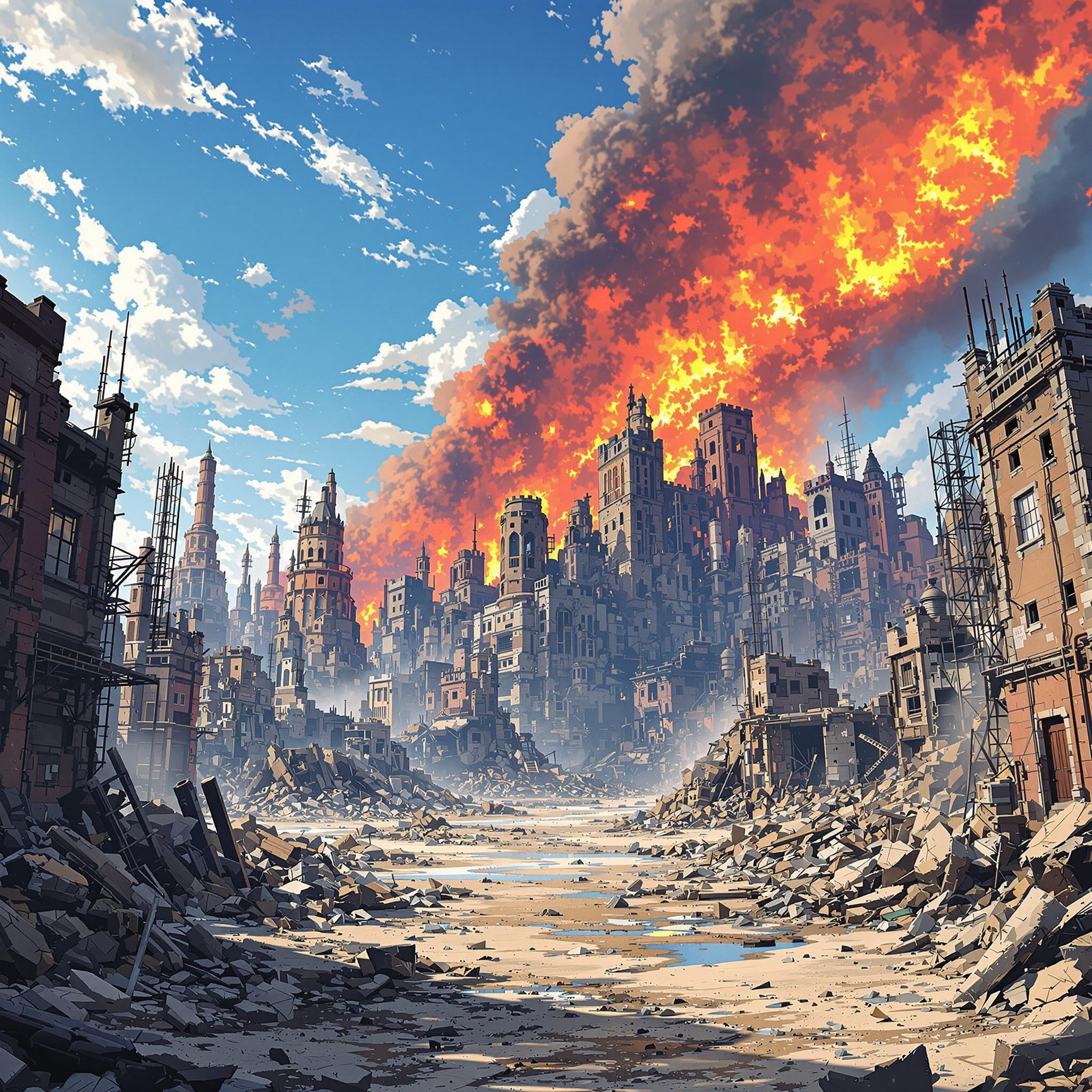 A war between angels and demons's Image