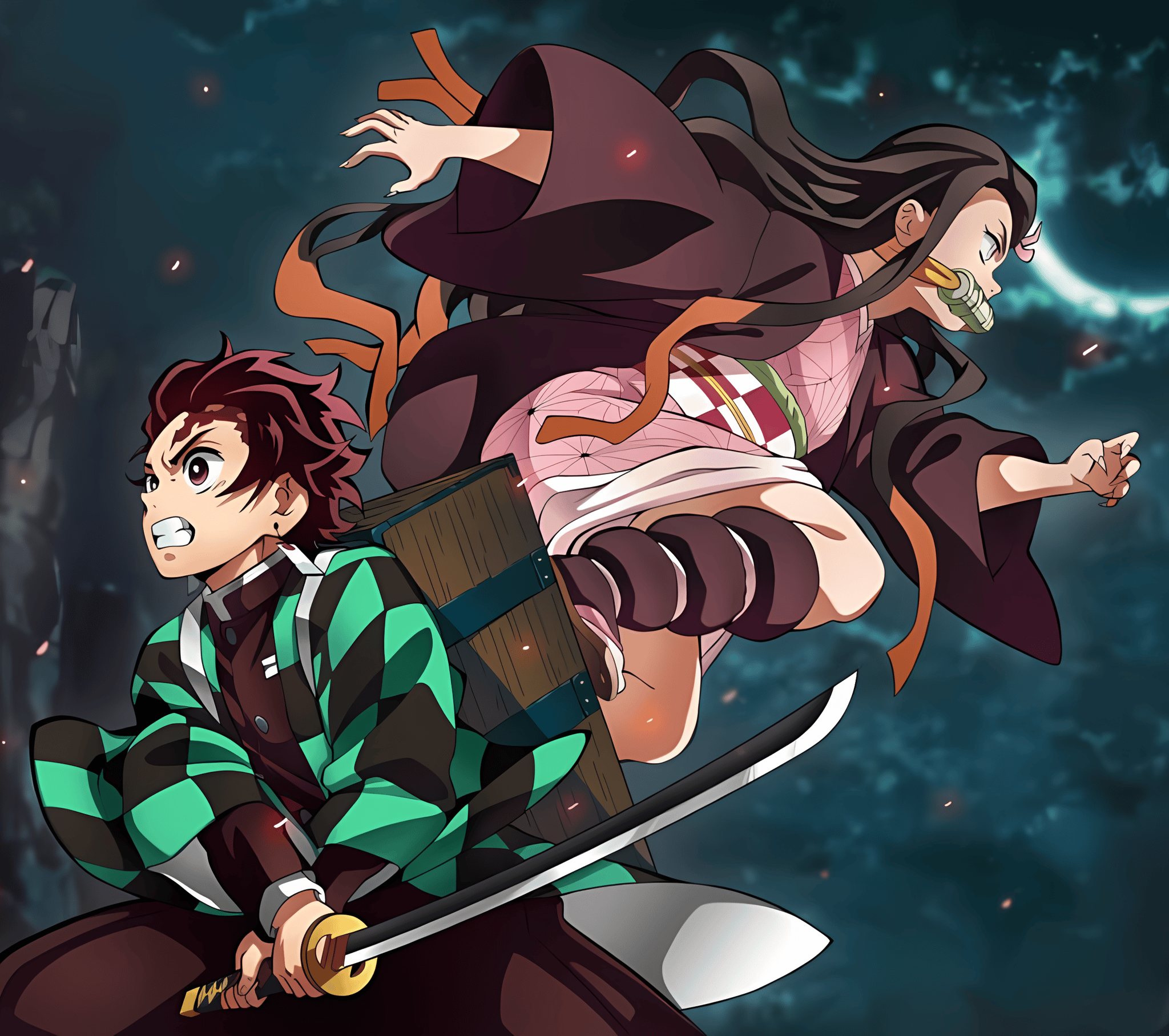 Tanjiro and Nezuko's Image