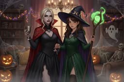Halloween with Valerie and Julie