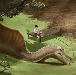 Inconvenienced by a spino.(Support the dino xouls)